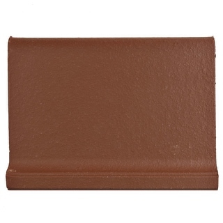 Merola Tile Klinker Red 4.38" x 5.86" Ceramic Skirting Floor and Wall Quarry Tile - (1 Tile)