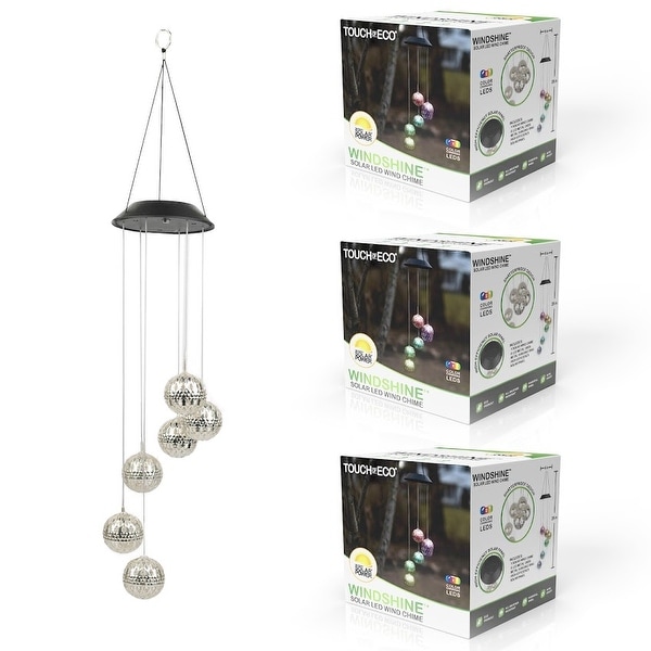 Solar Metal Orb Wind Chime Mobile - Metal Orb