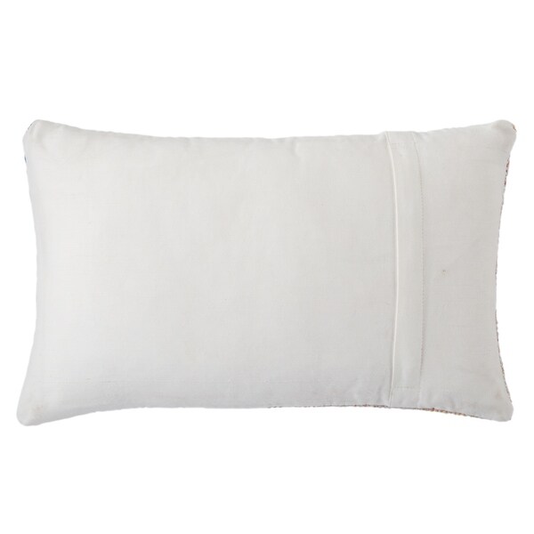 Nikki Chu Tribe Indoor/ Outdoor Tribal Multicolor/ White Lumbar Pillow