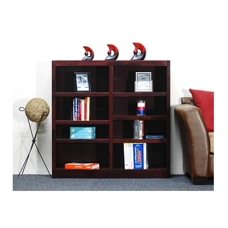 Concepts in Wood Double Wide Bookcase, 8 Shelves