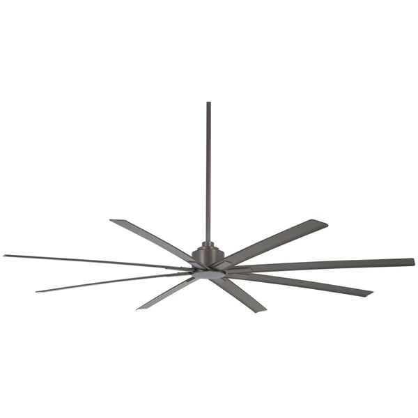Xtreme H2O 84" 84" Outdoor Ceiling Fan In Smoked Iron Finish W/Smoked Iron Blades