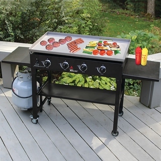 GrillFest 36" 4-Burner Gas Griddle with HD Canvas cover - 790