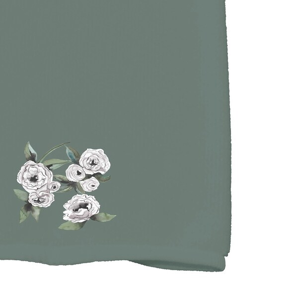 Radiant Rose 18 x 30 Inch Floral Print Hand Towel