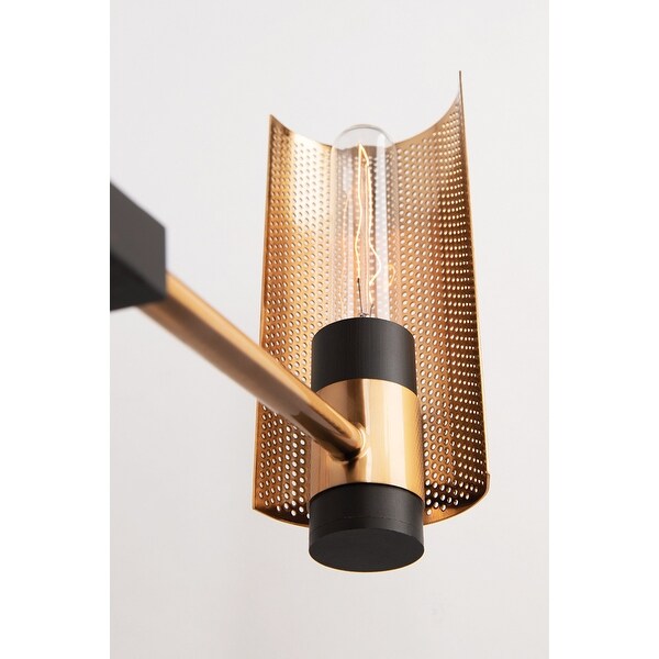 Troy Lighting Pilsen 8-light Modern Bronze and Aged Brass Chandelier