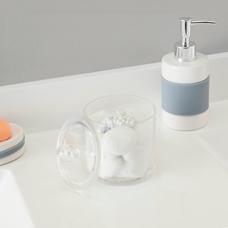 Cotton Pad and Swab Organizer - Clear