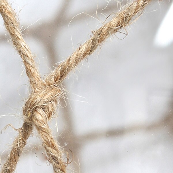 Medium Coastal Colored Glass Rope Table Lamp