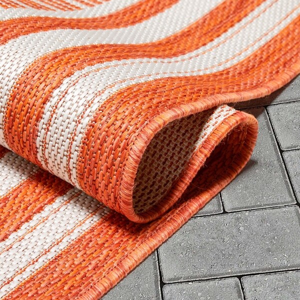 Well Woven Fallon Frankie Stripes Indoor Outdoor Area Rug