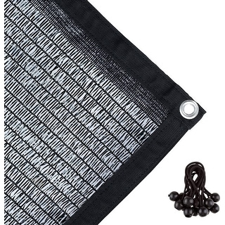 Agfabric 40% Sun Shade Cloth with Grommets (12 Bungee Balls)