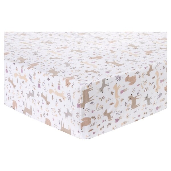 Forest Garden 4 Piece Crib Bedding Set