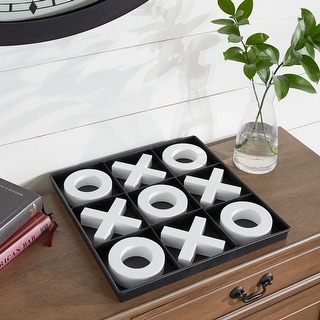 Black Wood Modern Game Set 1 x 12 x 12 - 12 x 12 x 1