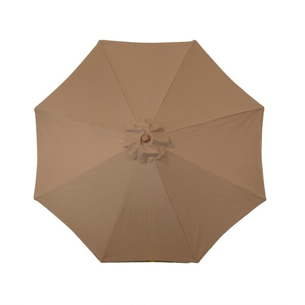 9 Foot Classic Wood Patio Umbrella