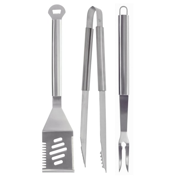 Mr. Bar-B-Q 3-piece Stainless Steel Tool Set
