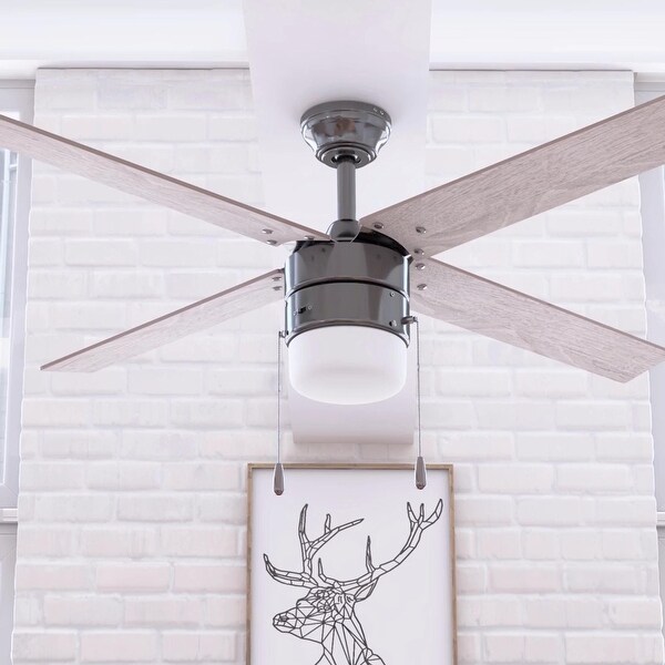 52" Prominence Home Chism Indoor Ceiling Fan, Espresso Bronze - 52