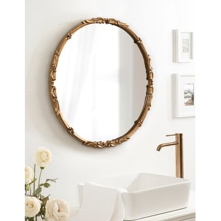 Kate and Laurel Brynley Decorative Wall Mirror - 24" Diameter