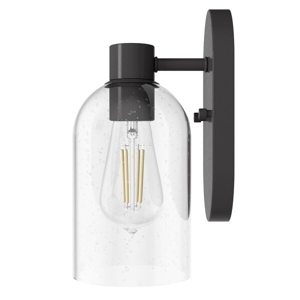 Hunter Lochemeade 1 Light Wall Sconce, Damp Rated - Bathroom, Hallway, Bedroom - Modern Farmhouse, Contemporary, Industrial