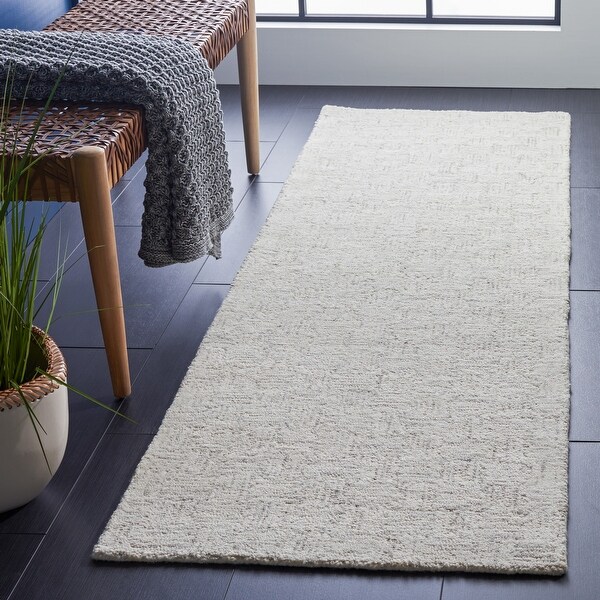 SAFAVIEH Handmade Micro-Loop Courteney Transitional Wool Rug