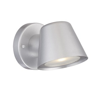 Acclaim Lighting LED Wall Sconces Collection Wall-Mount 1-Light Outdoor Brushed Silver Light Fixture