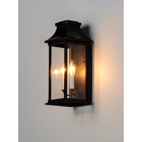 Vicksburg 2-Light Outdoor Pocket Wall Sconce