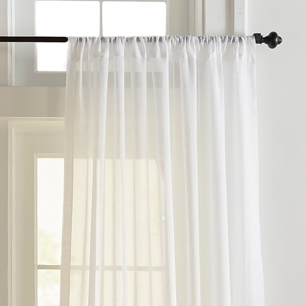 Asher Cotton Voile Sheer Window Curtain