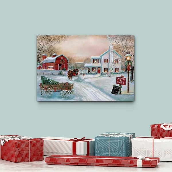 Christmas Tree Farm-Premium Gallery Wrapped Canvas - Ready to Hang