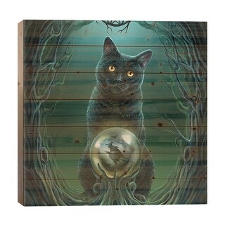 Rise Of The Witches, Square Print On Wood by Lisa Parker - Multi-Color