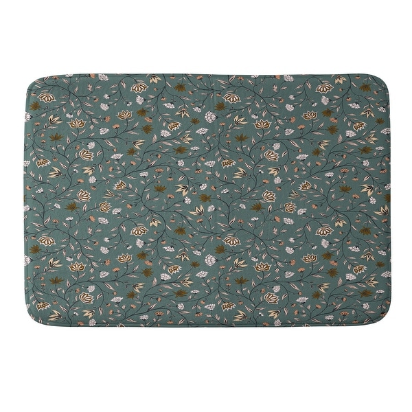 Made to Order Memory Foam Green Bath Mat