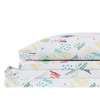 Crayola I Feel... Cotton Percale Sheet Set