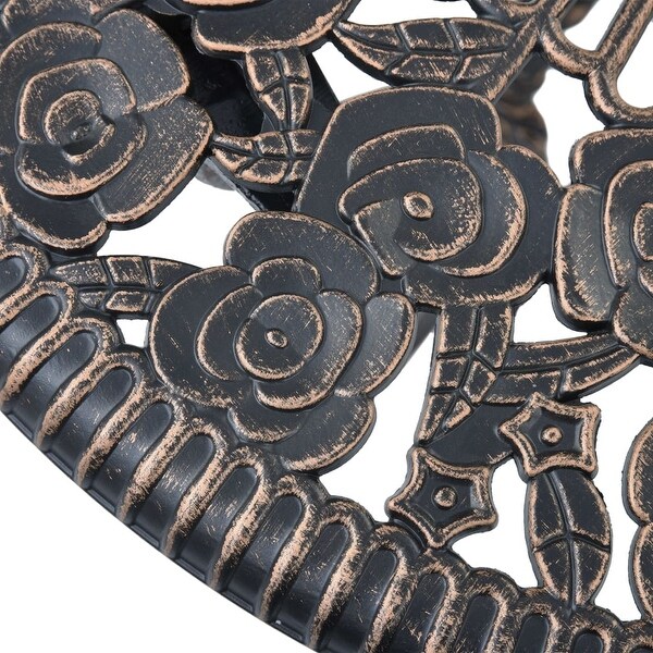 vidaXL 3 Piece Bistro Set Cast Aluminium