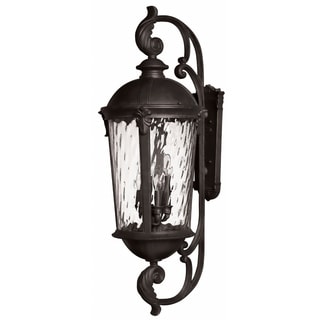 Hinkley Windsor 6-Light Outdoor Wall Mount in Black
