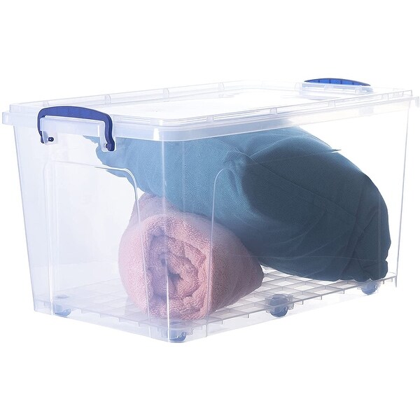 44 qt Deep Wheeled Storage Container - Capacity: 44 qt