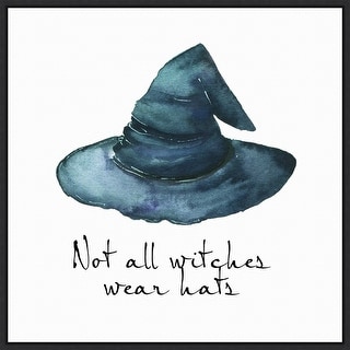 Amanti Art Witch's Hat Framed Canvas Wall Art