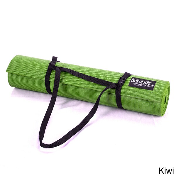 Aeromat Elite Yoga/ Pilates 1/4-inch Thick Mat with Carrying Harness