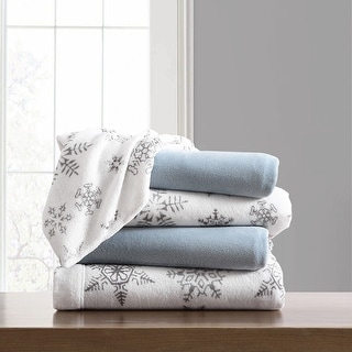 Eddie Bauer Ultra Soft & Cozy Plush Fleece Deep Pocket Sheet Set