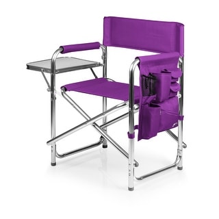Picnic Time Portable Purple Sports Chair