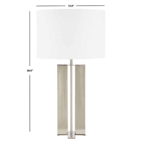 SAFAVIEH Lighting Vanya 28" Table Lamp - 15" W x 15" D x 28" H