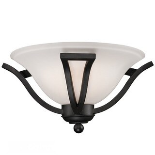 Avery Home Lighting 1-light Black Matte Wall Sconce