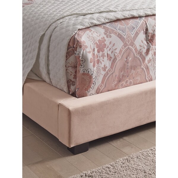 Chesani Pink Upholstered Bed