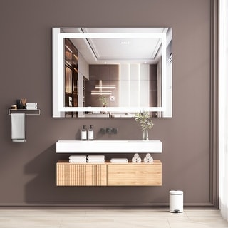 CLOVIS Frameless Lighted Bathroom/Vanity Mirror