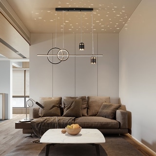 Double-head LED Pendant Light Chandelier For Dining Room - 39.3inch