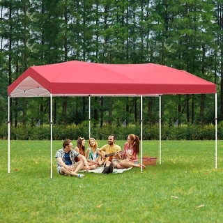 Ainfox Gazebo Tent Canopy Tent Pop-Up Canopy Folding Shelter for Wedding Party