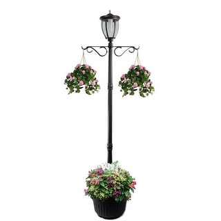 Kenwick Solar Lamp Post and Planter