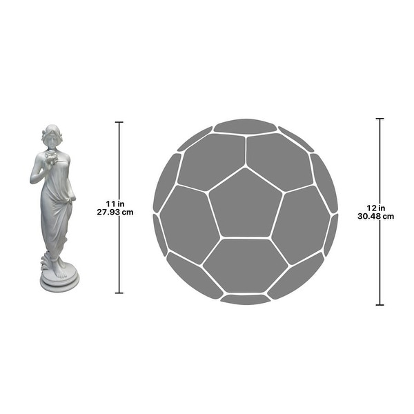 Design Toscano Nymph of the Morning Woods, 1915: Bonded Marble Resin Statue