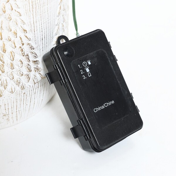 4Ft Pre-Lit Snow-Flocked Potted Artificial Christmas Tree - 48" H x 22" Diameter