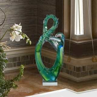 Braided Handcrafted Art Glass Sculpture