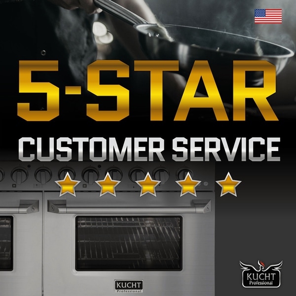 KUCHT Pro-Style 26.1 cu. ft. 36 in. French Door Refrigerator in Stainless Steel with Interior Ice Maker, Standard Depth