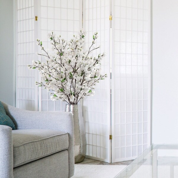 Cherry Blossom Artificial Flower Set of Four 36 Inch Blossom Branches