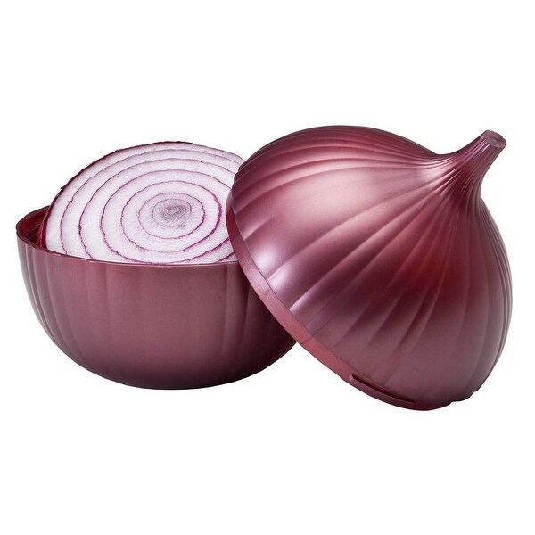 Hutzler Onion Saver Keeper Storage Container - Keeps Fresh Longer - 2 Pack