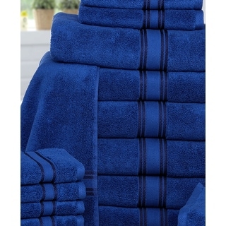 Premium Collection Solid Cotton 18 Piece Towel Set