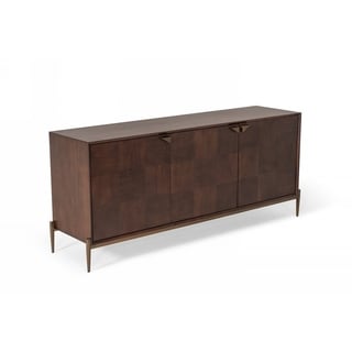 Modrest Shane Modern Acacia & Brass Buffet