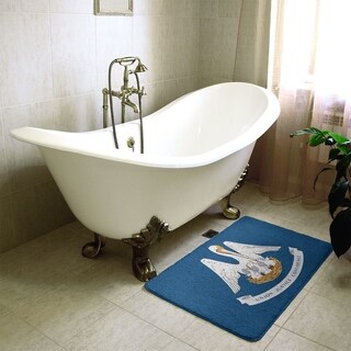 Smith Louisiana Flag Bath Mat